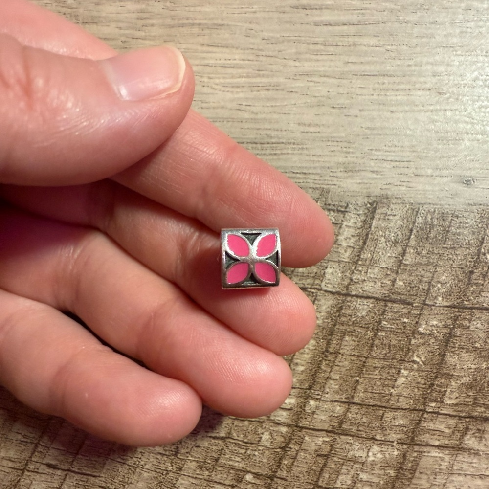 Pandora Pink Flower Charm